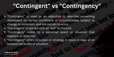 contingent upon meaning